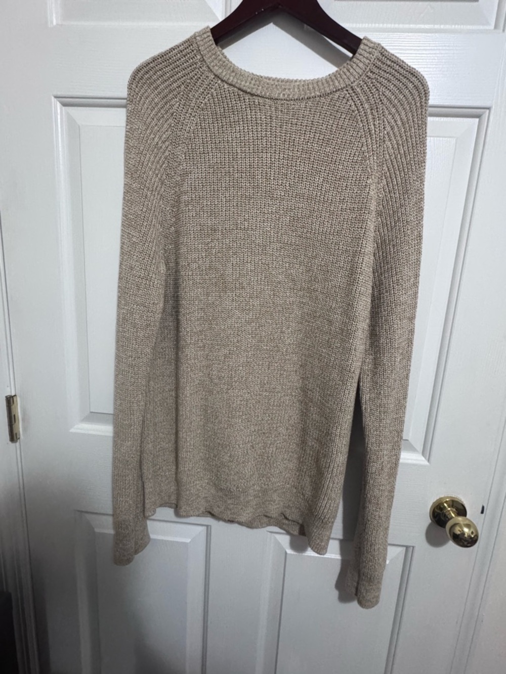 Old Navy Men's Crewneck Sweater in Beige